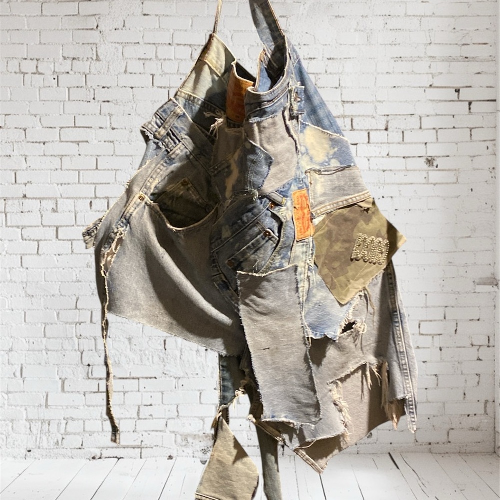 Patchwork Denim Hobo bag